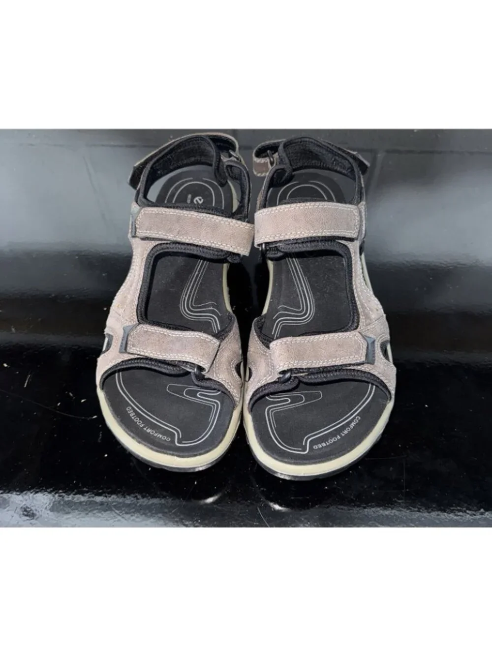 ECCO Offroad Lite Mens Leather Athletic Outdoor Sport Sandals Size EU 47 US 13